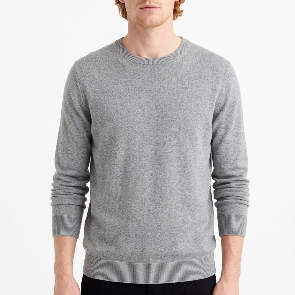 J.Crew Pullover Sweater Long Sleeve Solid Crew Neck Men See Measurements